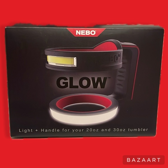 NEBO GLOW Handle Flashlight Task Light for 30oz & 20oz Tumblers 220 Lumen LightO - Picture 1 of 11